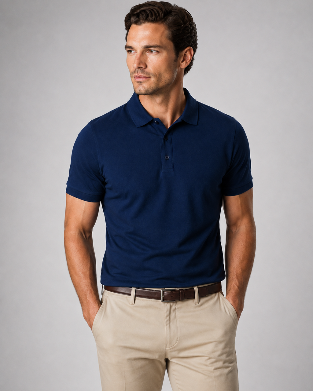 Plain Royal Blue Classic Polo T-Shirt