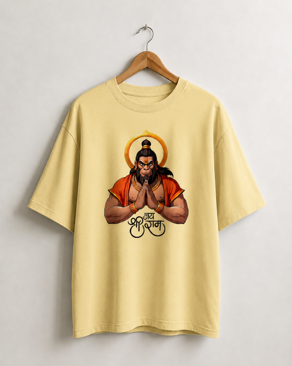 Hanuman Jai Shree Ram Oversized T-Shirt
