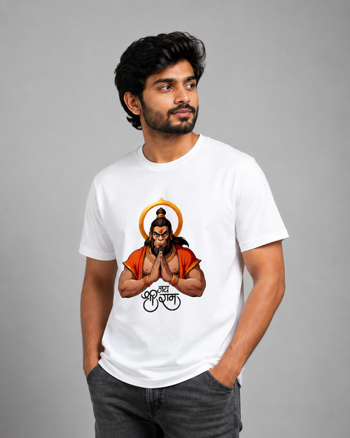 Hanuman Jai Shree Ram Regular T-Shirt