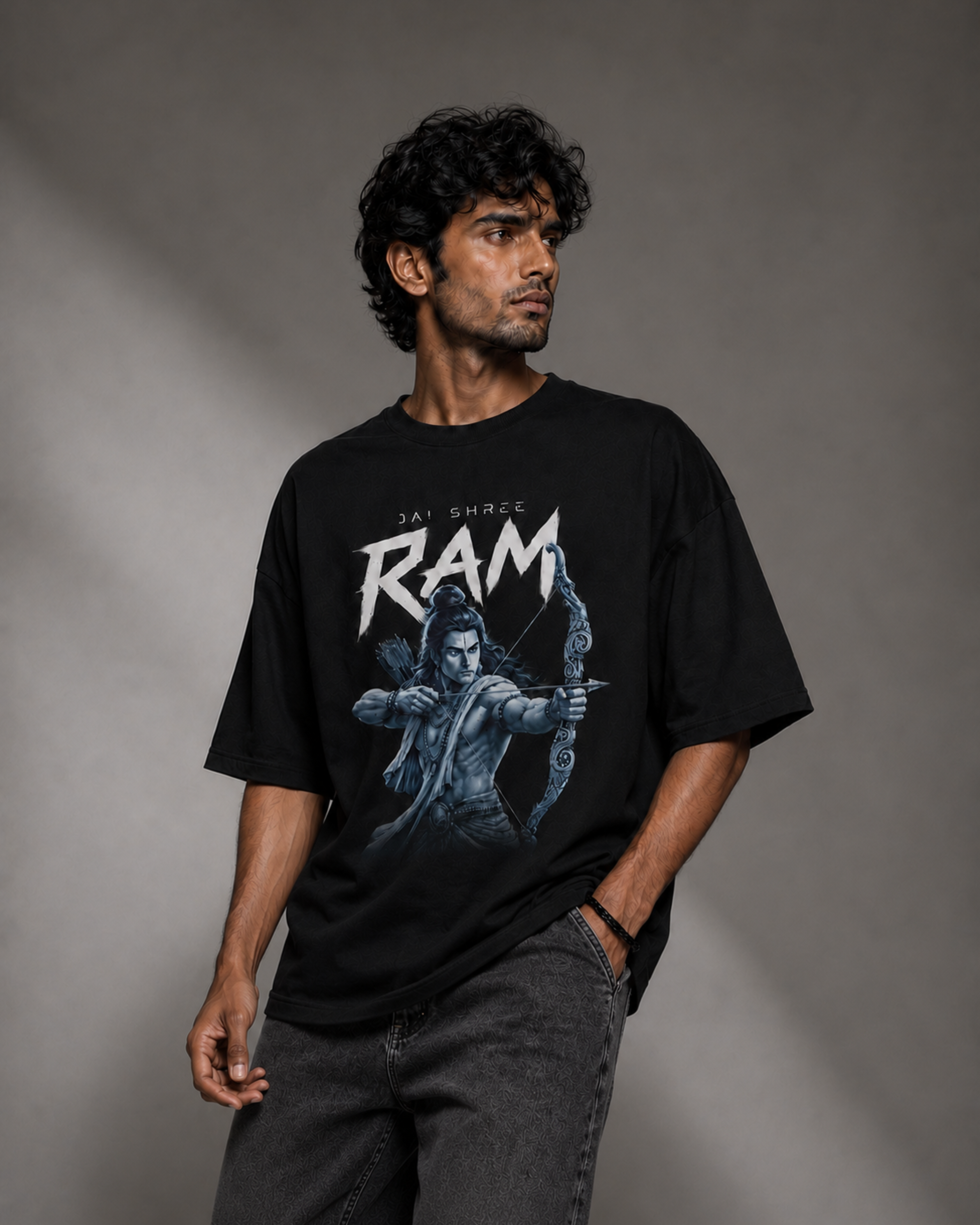Jai Shree Ram Oversized T-Shirt