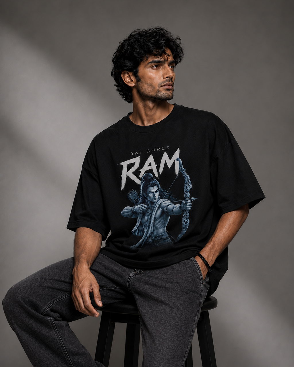 Jai Shree Ram Oversized T-Shirt