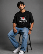 Shiva Tilak Mahadev Oversized T-Shirt