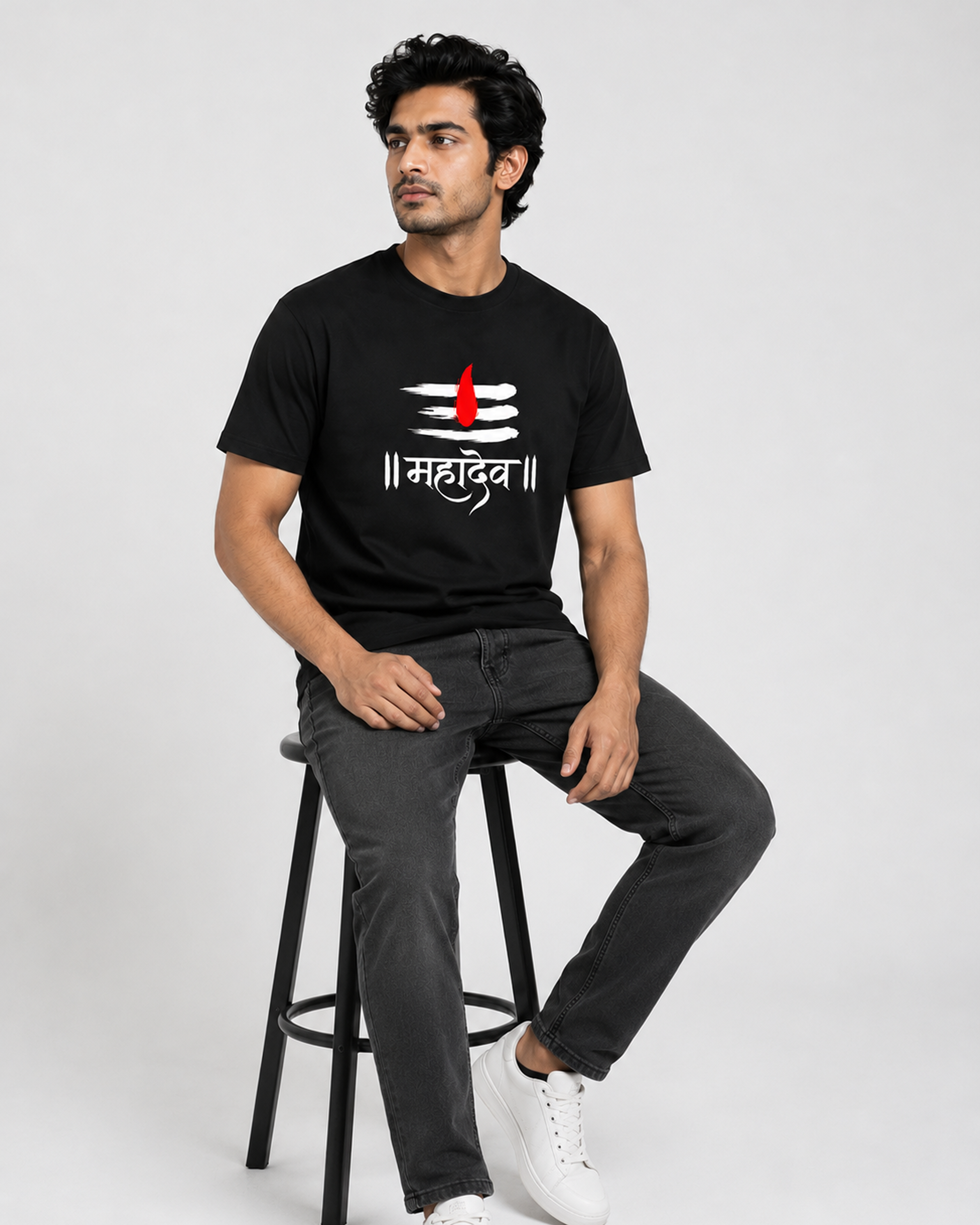 Shiva Tilak Mahadev Regular T-Shirt