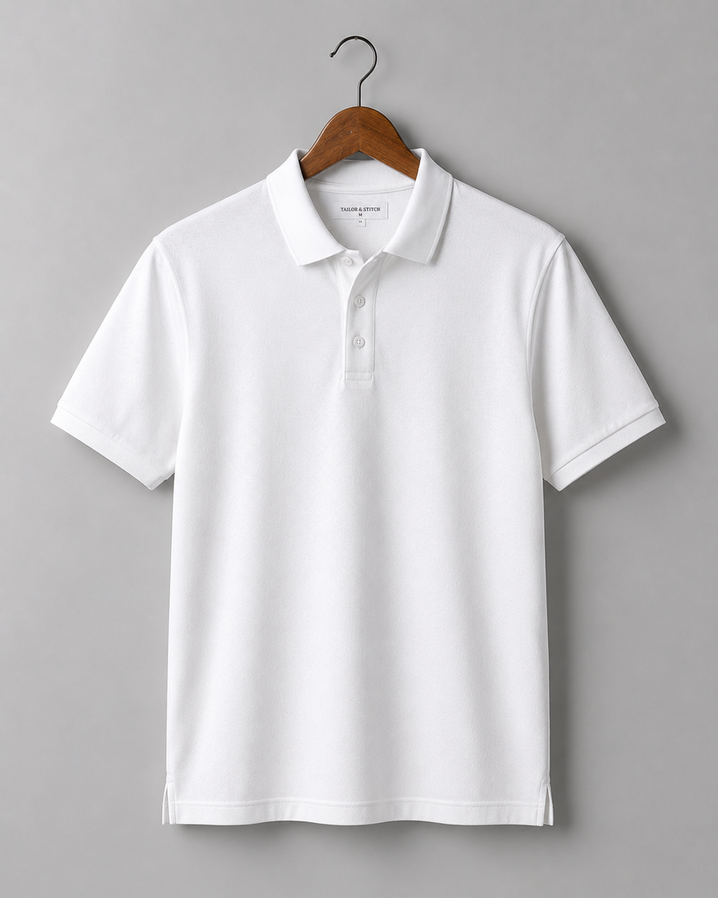 Plain White Classic Polo T-Shirt
