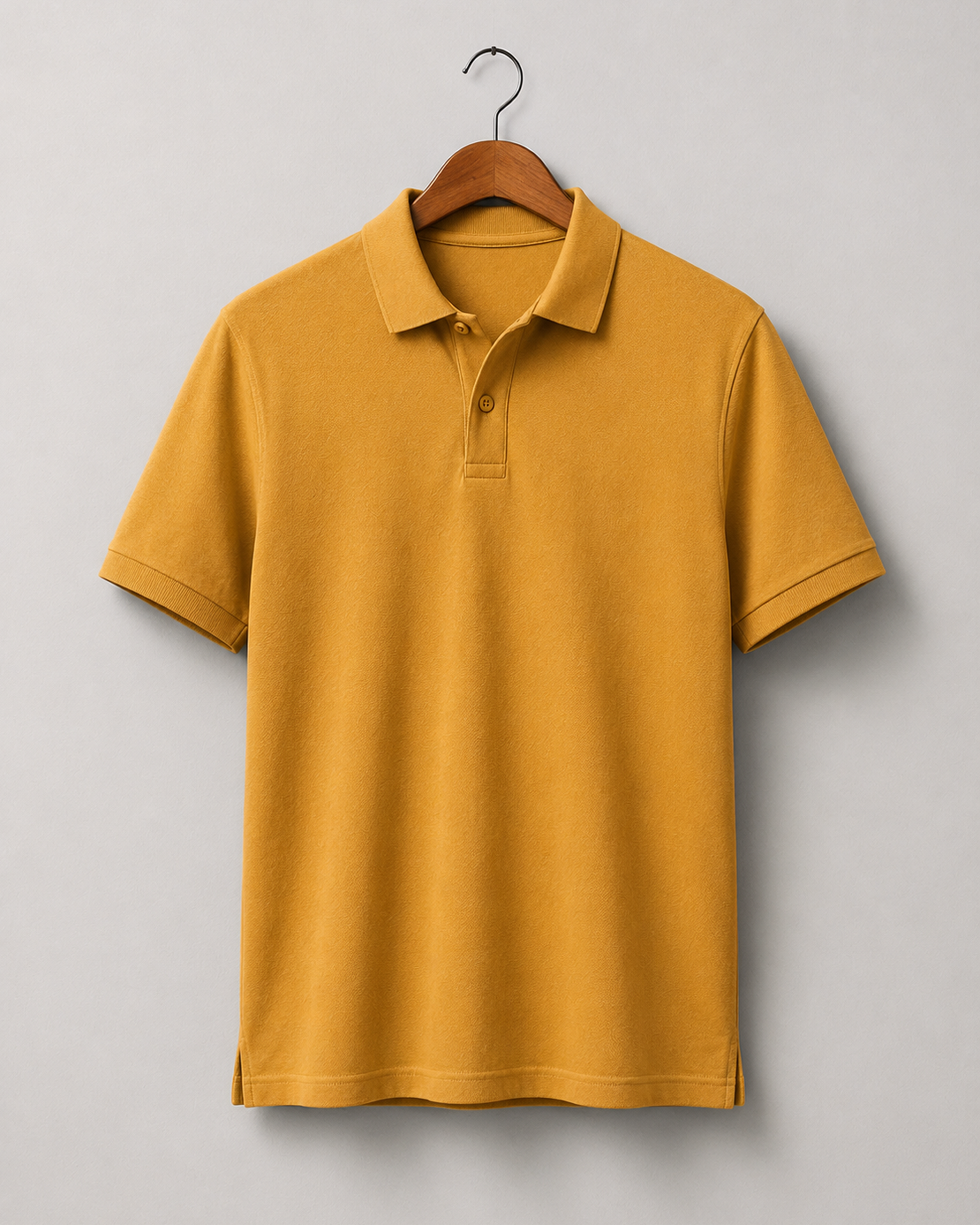 Plain Yellow Classic Polo T-Shirt